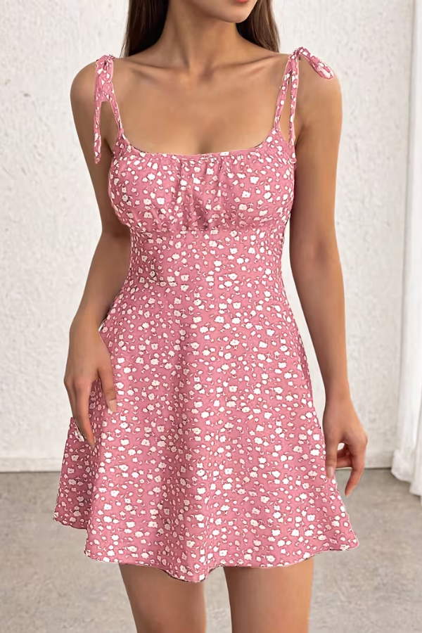 Floral Strapless Slip Dress
