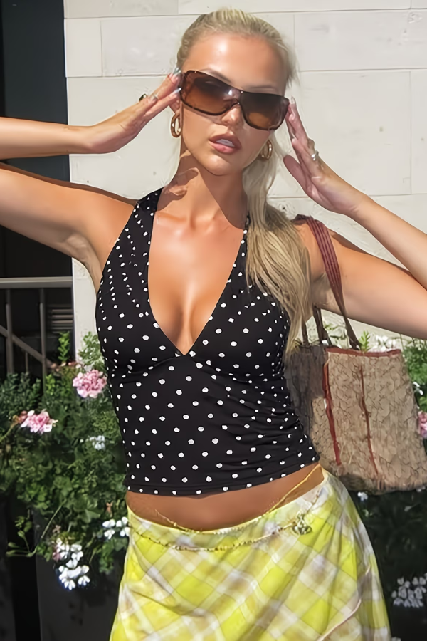 Playful Polka Dot Tank Top