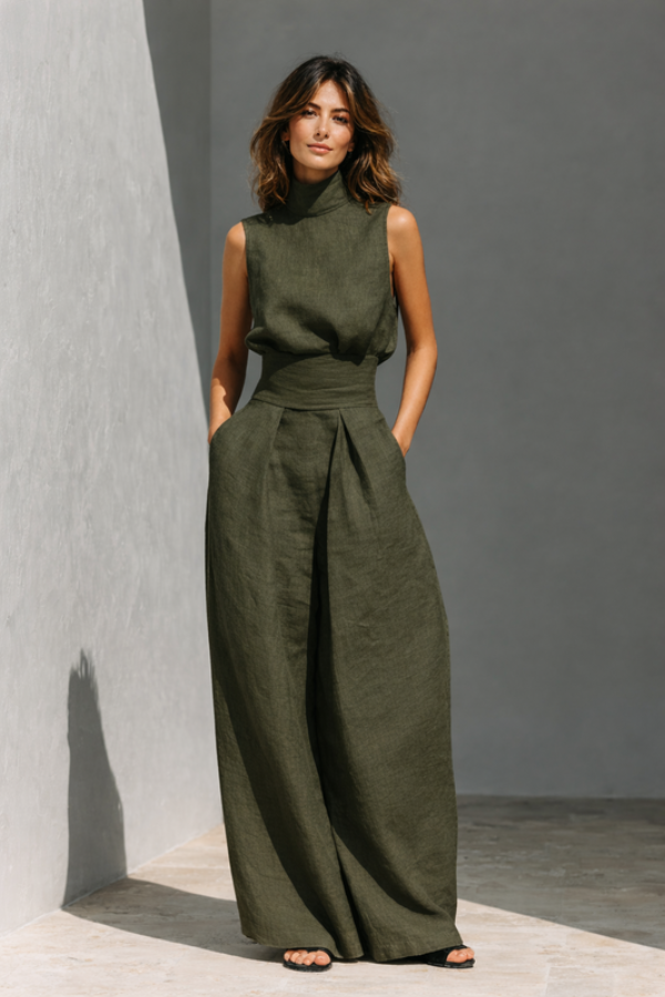 Minimalist Tank And Wide Leg Set