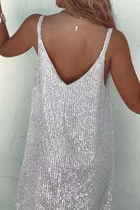 Gleaming Sequined Cocktail Dress