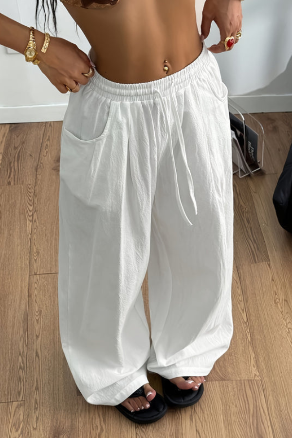 Bohemian Cropped Summer Pants Minimalist