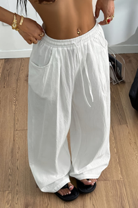 Bohemian Cropped Summer Pants Minimalist