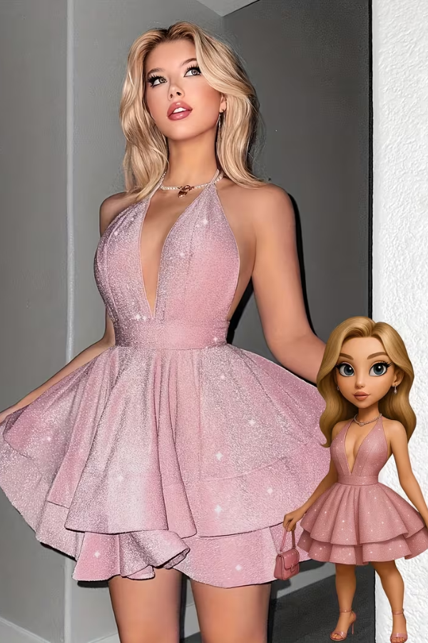 Bold Mini Dress Off Shoulder