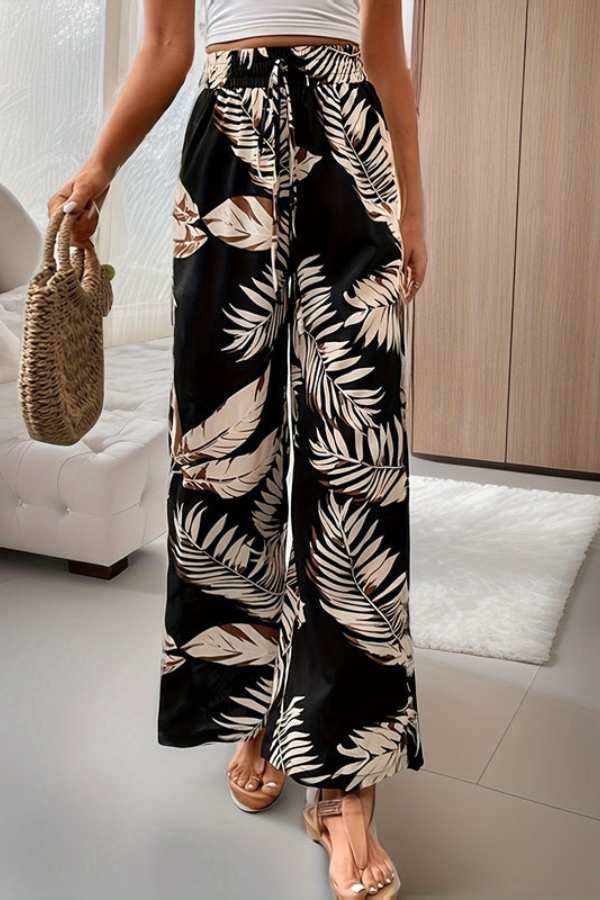Floral Cropped Summer Pants Bohemian