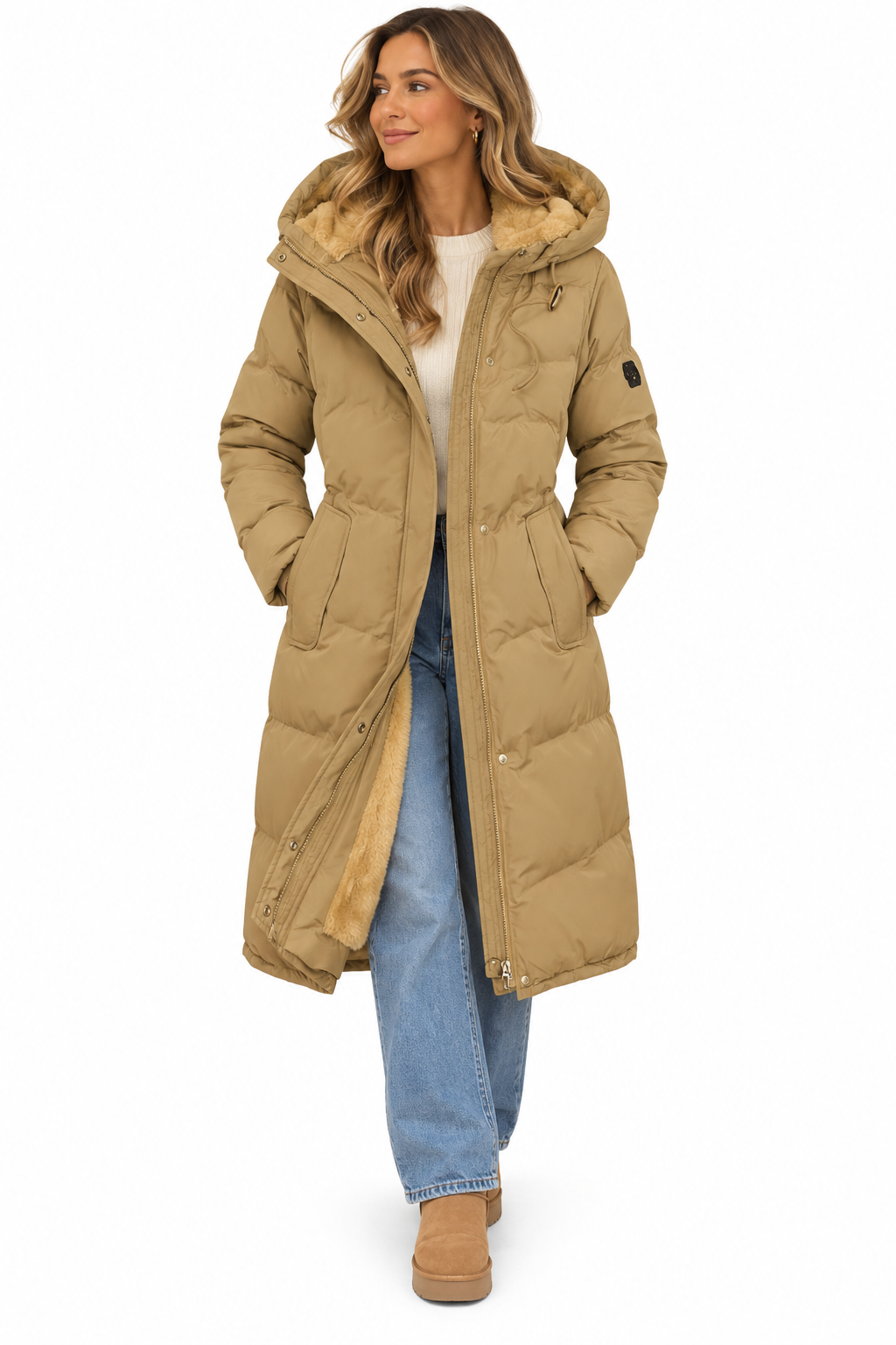Langer Winterparka