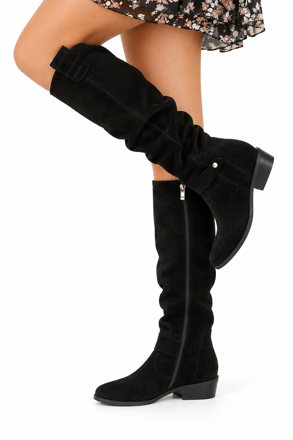 Pleated Shaft Boots