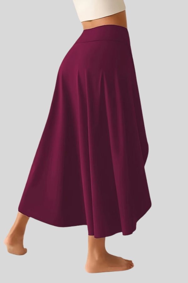 Active Front Slit Mini Skirt
