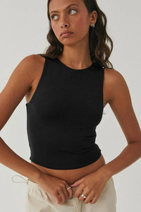 High Neck Everyday Crop Top