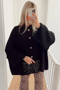 Oversized Knit Cardigan