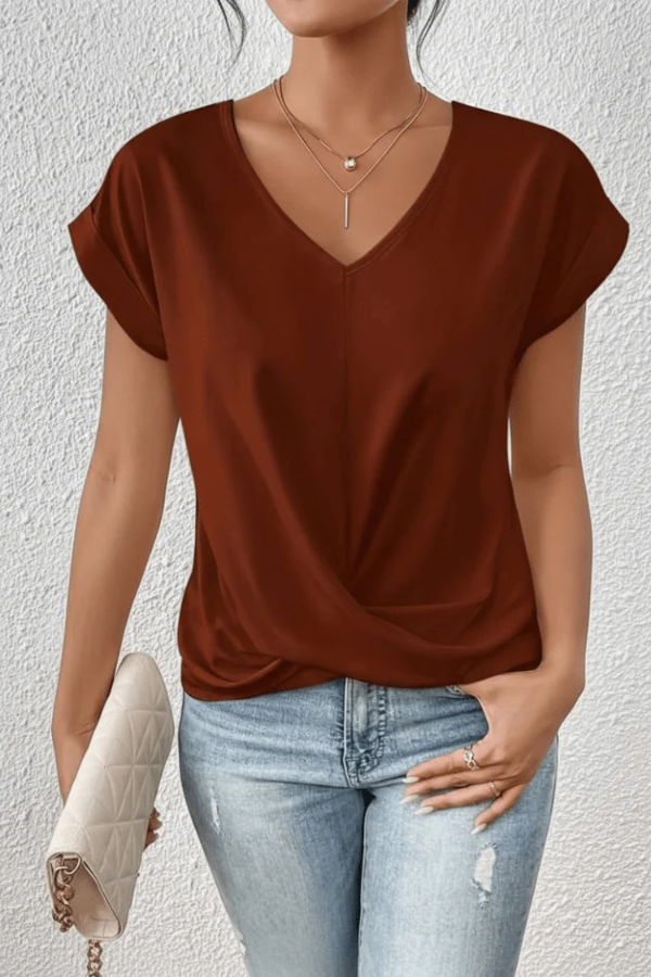 Casual Cotton Crew Neck T-Shirt