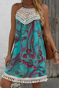 Graceful Paisley Tunic Dress