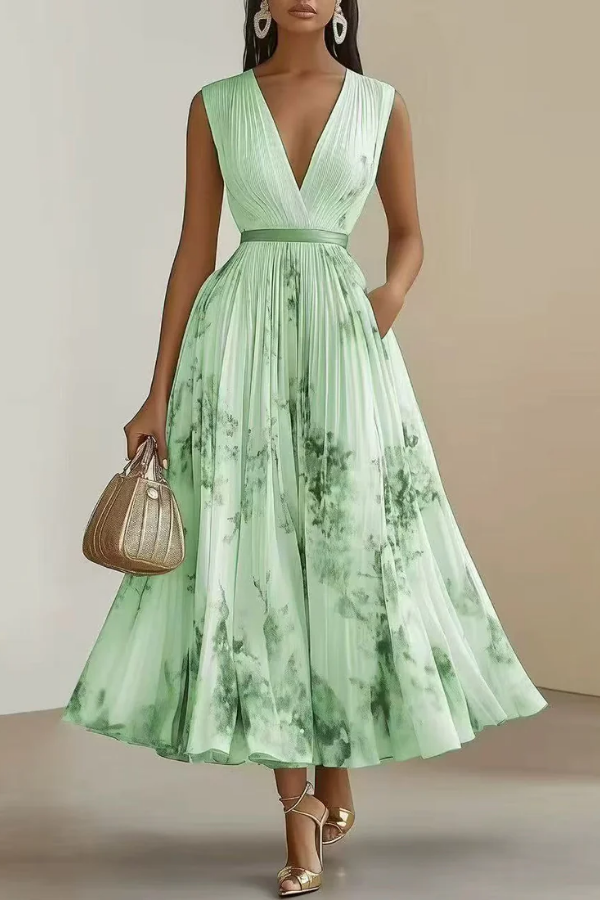 Floral Long Sleeve Maxi Dress