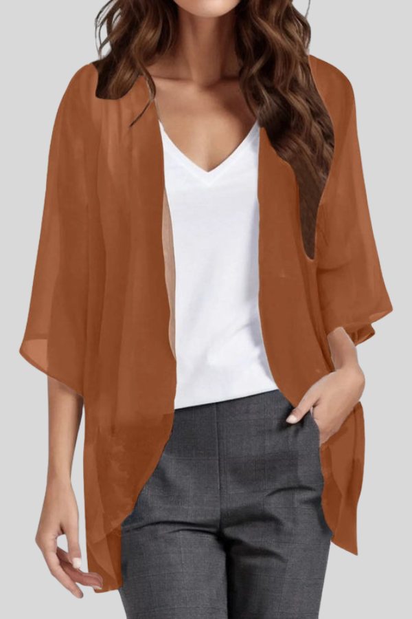 Lightweight Open Front Cover Up
