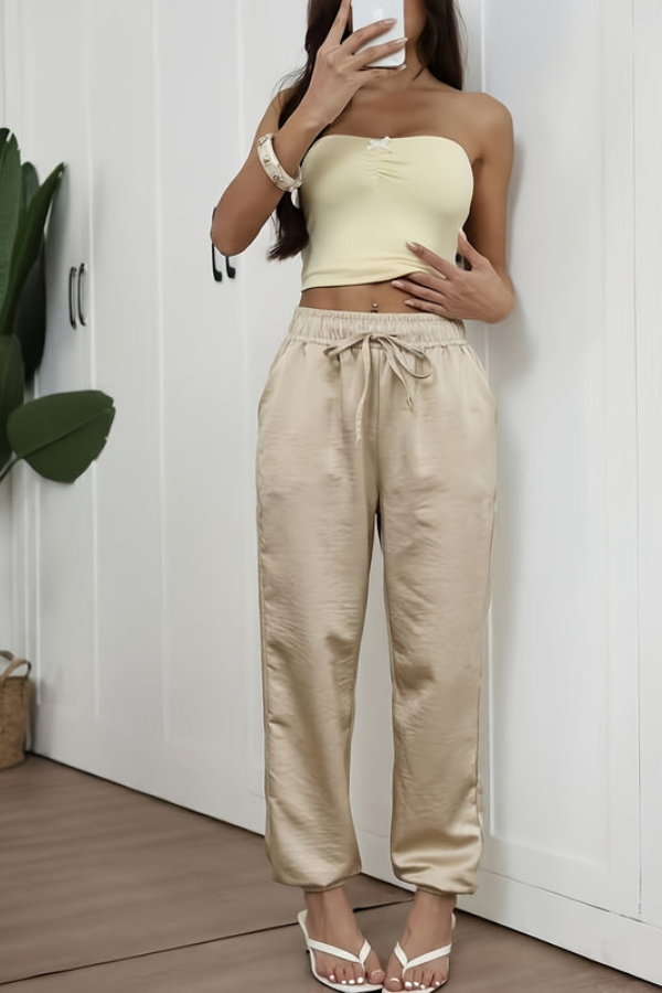 Everyday Cropped Summer Pants Casual