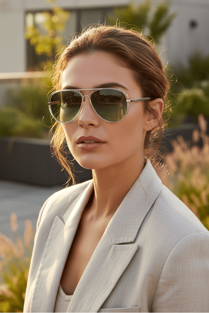 Retro Metal Sunglasses UV400