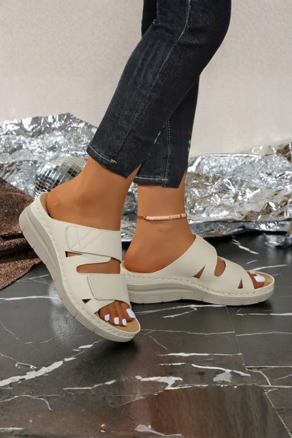 Cushion Wedge Comfort Slides