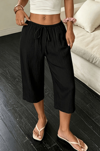 Relaxed Cropped Summer Pants Elegant