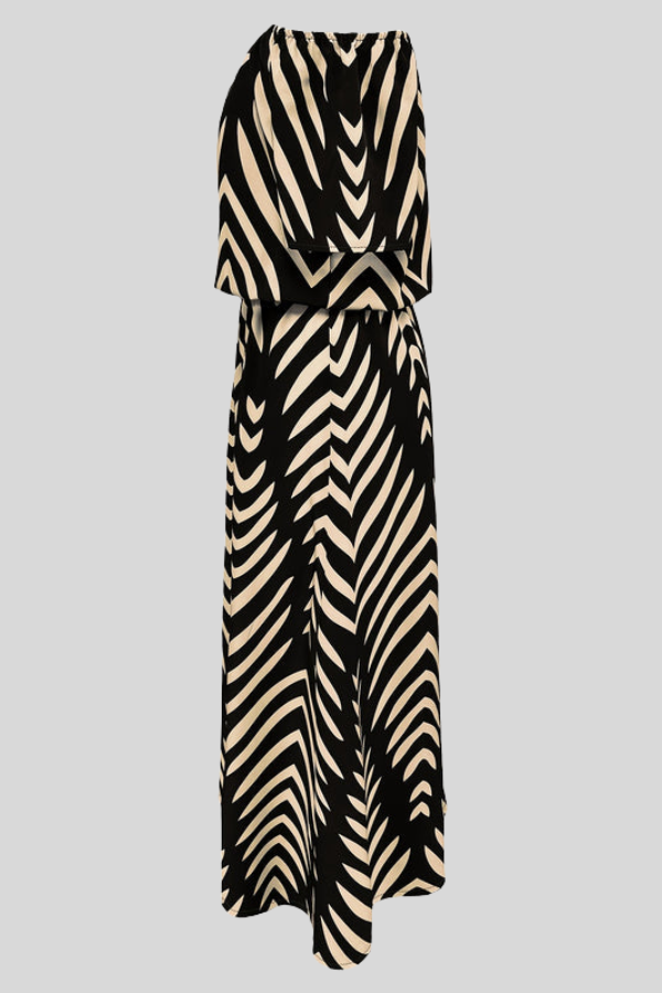 Bohemian Halter Neck Keyhole Maxi Dresses
