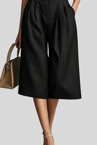Vintage Cropped Summer Pants Relaxed
