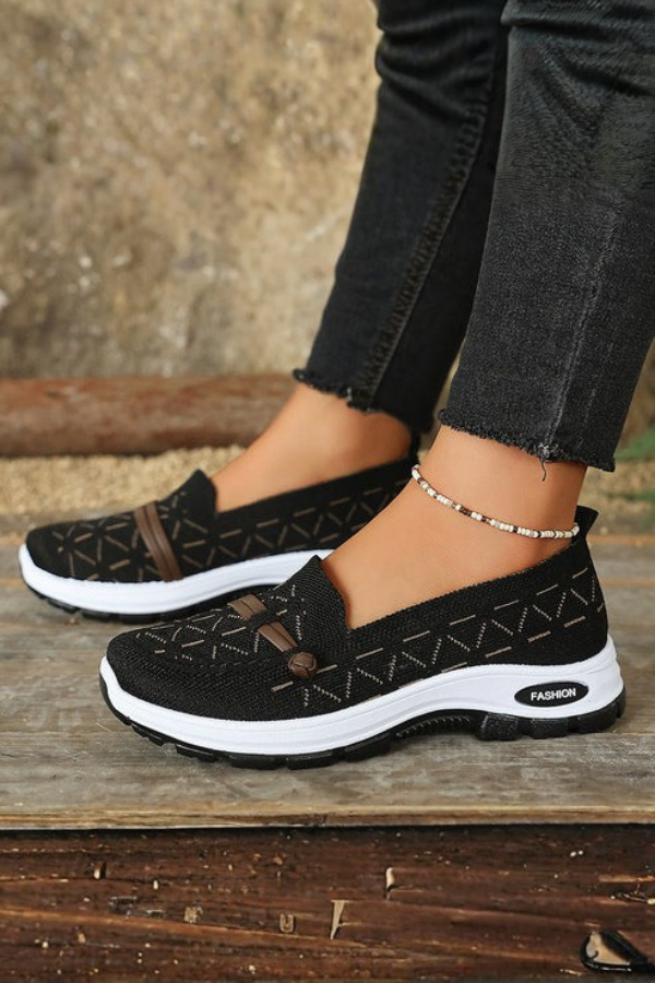Breathable Arch Support Slip On Sneakers