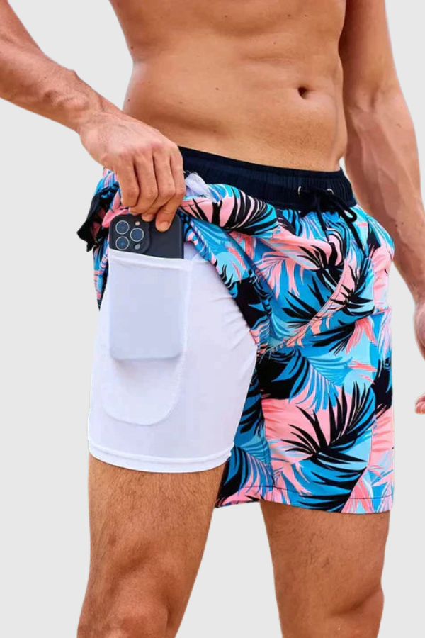 Athletic Compression Lined Swim Shorts