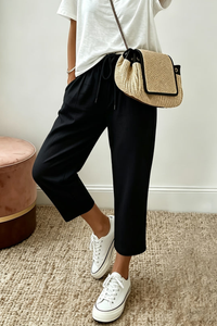 Chic Cropped Summer Pants Office