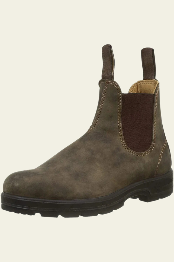 Rugged Leather Chelsea Boots