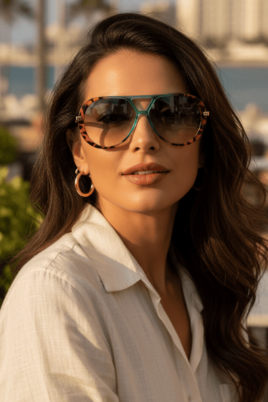 Retro Aviator Sunglasses