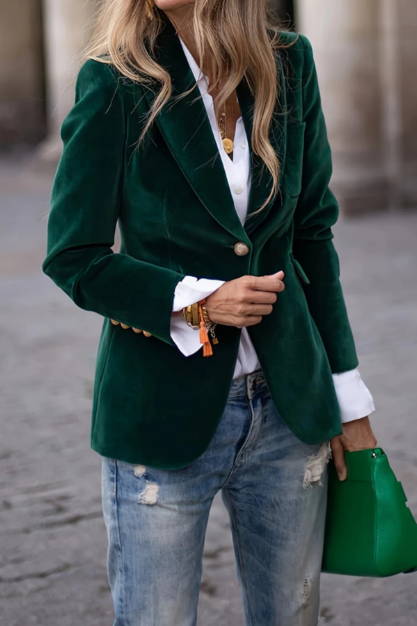 Effortless Button Up Blazer
