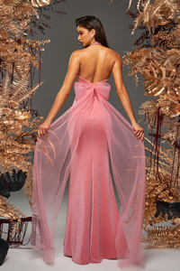 Glamorous Halter Neck Keyhole Maxi Dresses