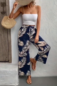 Floral Cropped Summer Pants Bohemian