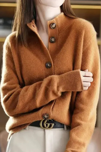 Cozy Knit Cardigan Button Front