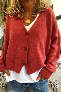 Cozy Knit Button Cardigan