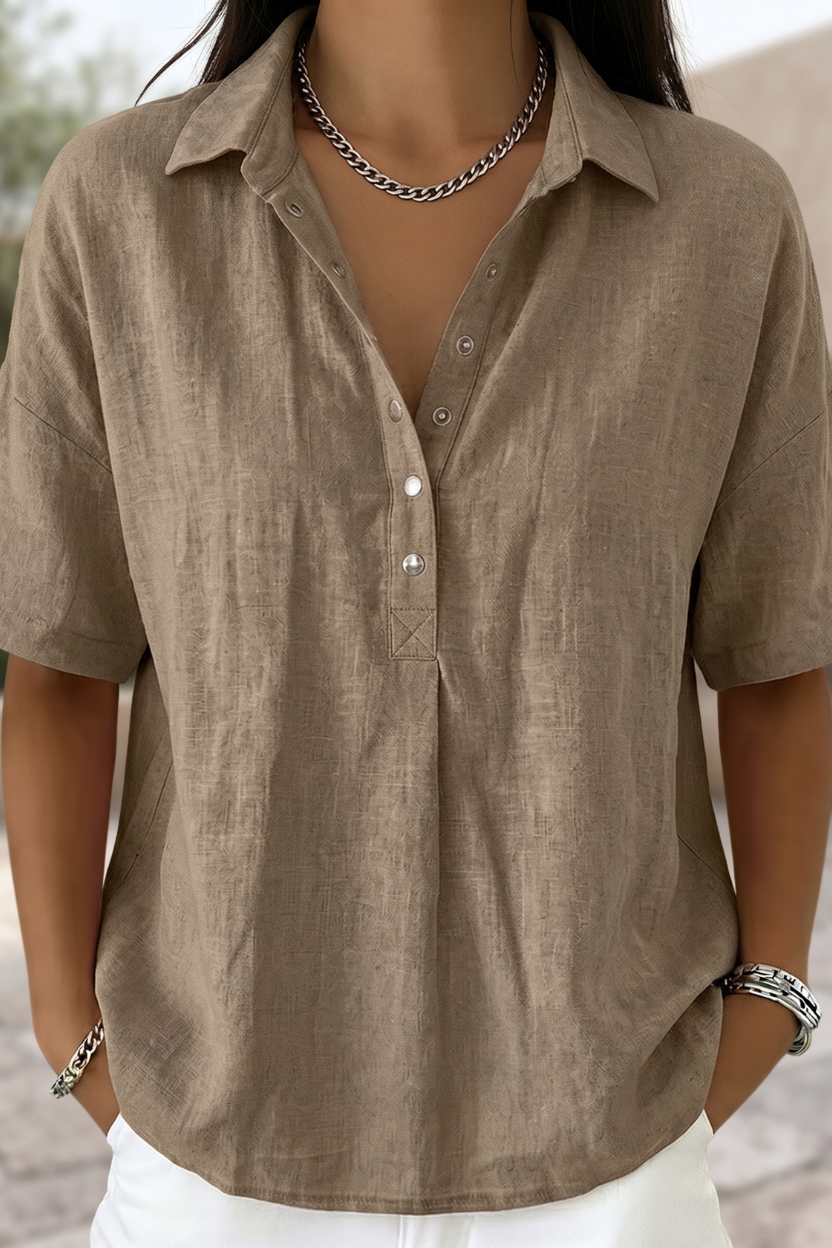 Timeless Grace Button Blouse
