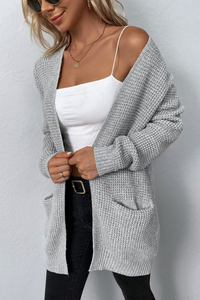 Cozy Knit Open Front Cardigan