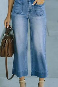 Versatile Cropped Summer Pants Wideleg