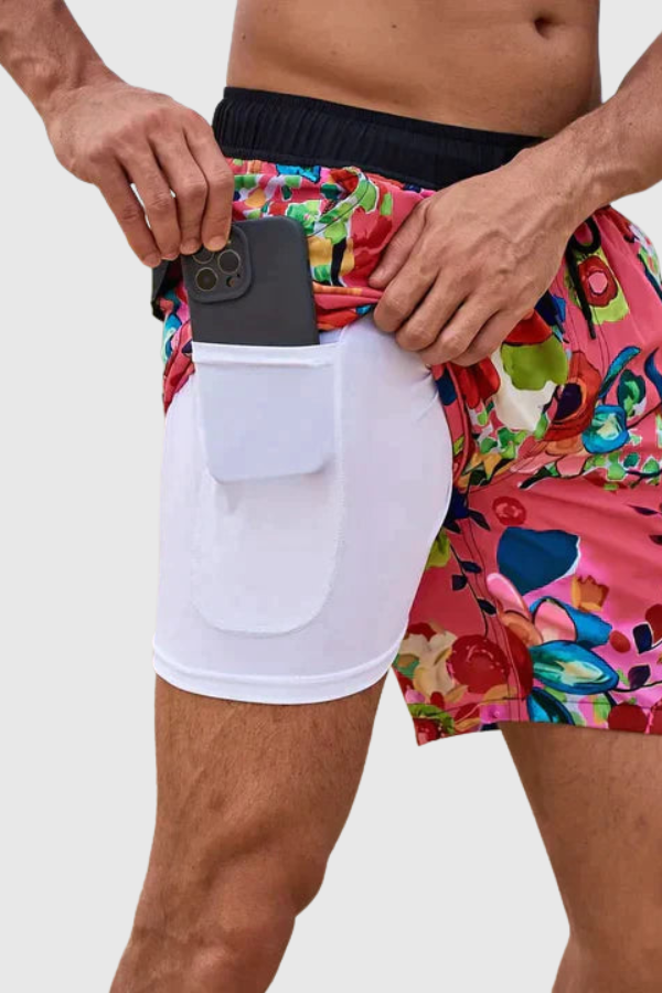 Athletic Compression Lined Swim Shorts