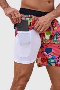 Athletic Compression Lined Swim Shorts