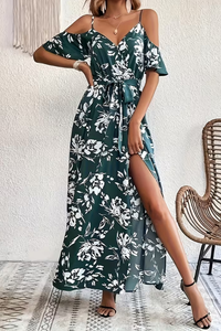 Romantic Cold Shoulder Dress