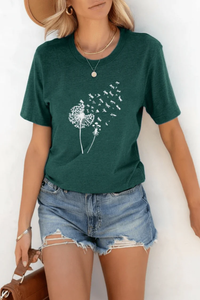 Soft Cotton Dandelion T Shirt