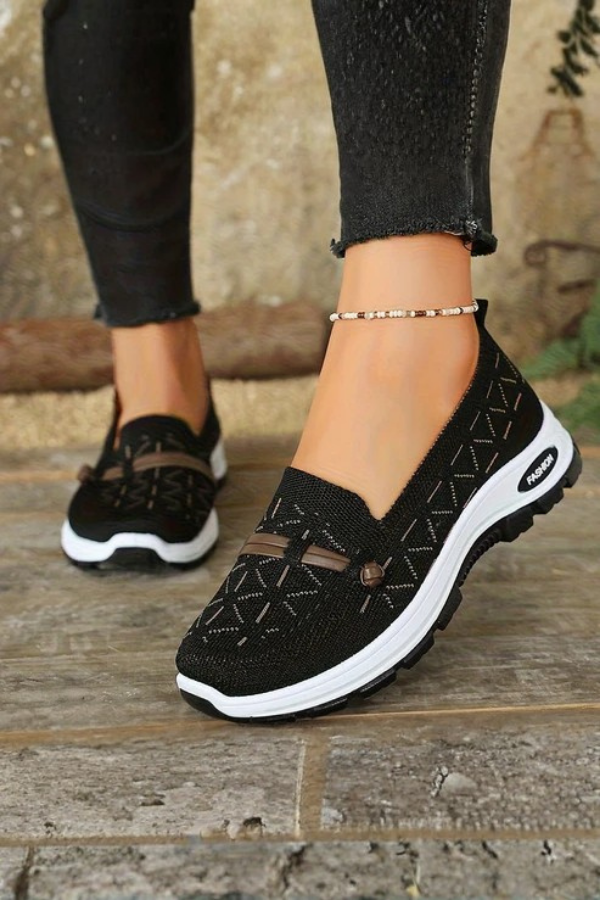 Breathable Arch Support Slip On Sneakers