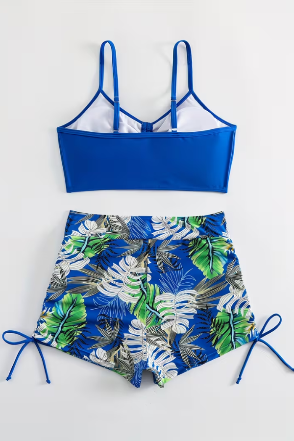 Vibrant Tropical Leaf Bikini Set