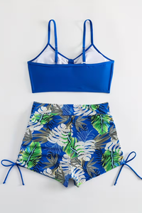 Vibrant Tropical Leaf Bikini Set