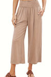 Flowing Cropped Summer Pants Wideleg