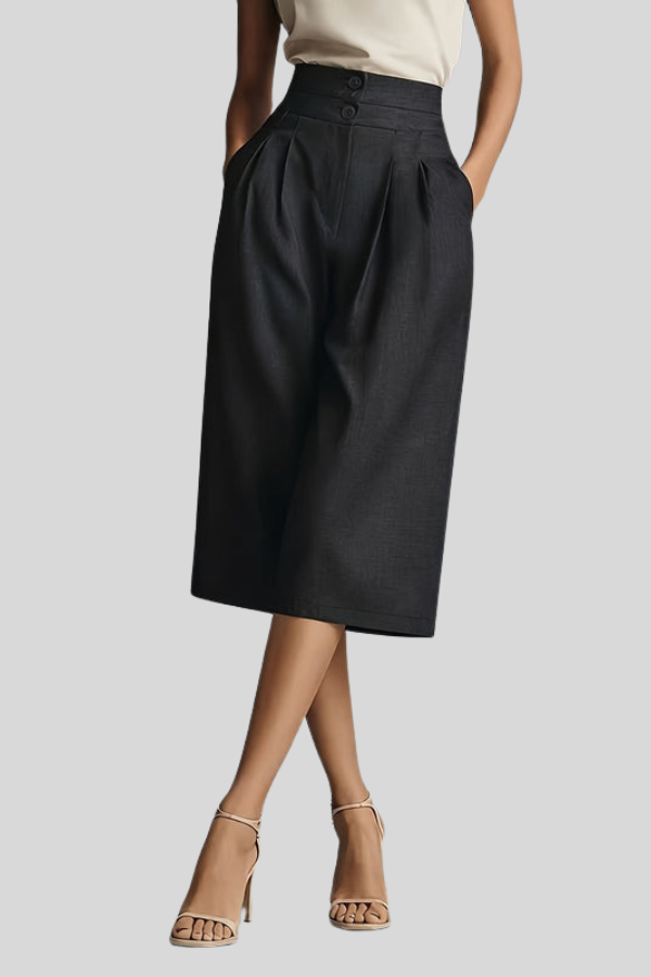 Vintage Cropped Summer Pants Relaxed