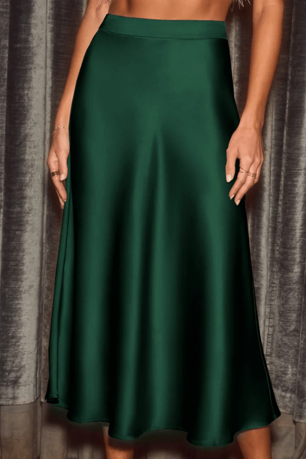 Sleek Flow Midi Skirt