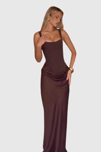 Modern Pleated Summer Party Dress