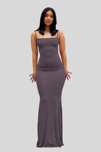 Luxury Halter Neck Keyhole Maxi Dresses