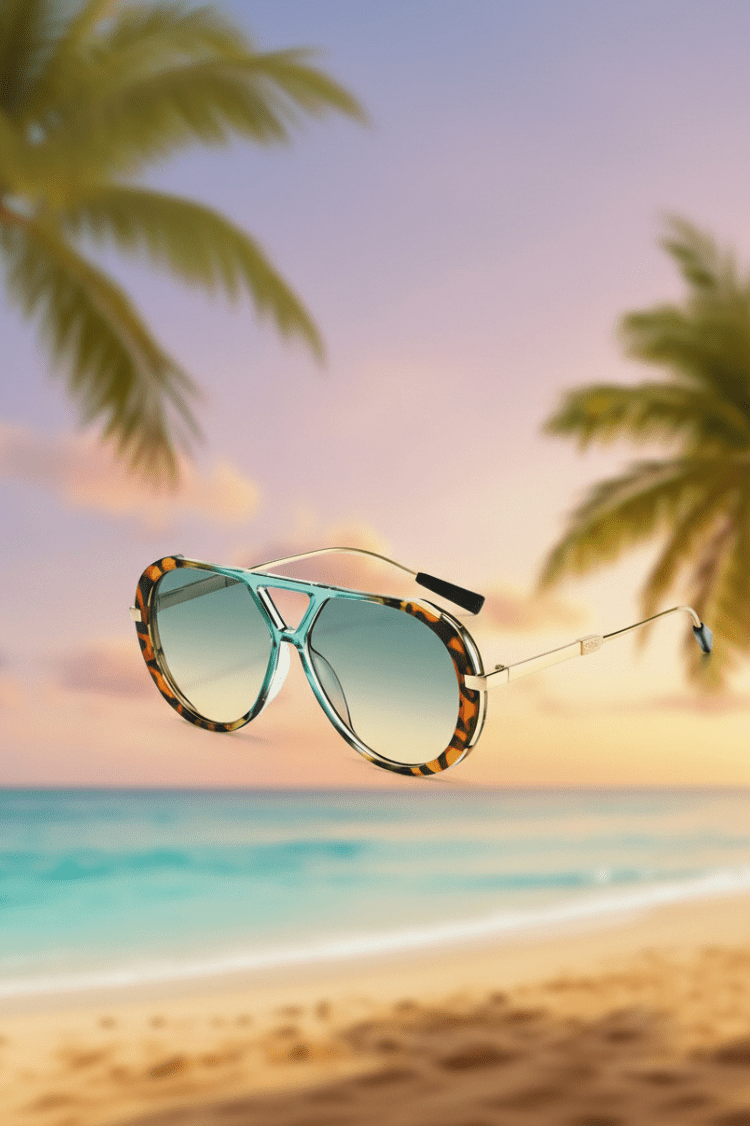 Retro Aviator Sunglasses