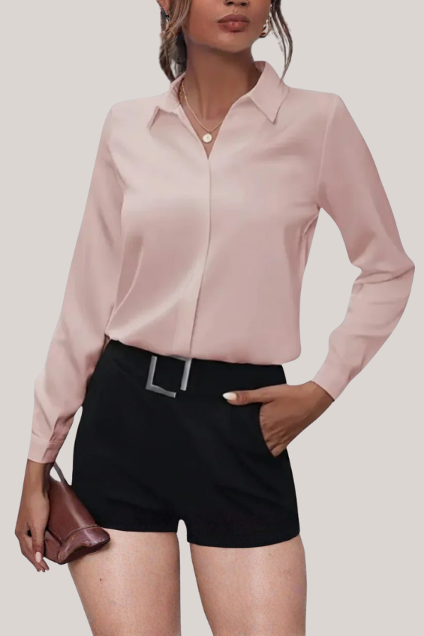 Polished Tailored Blouse